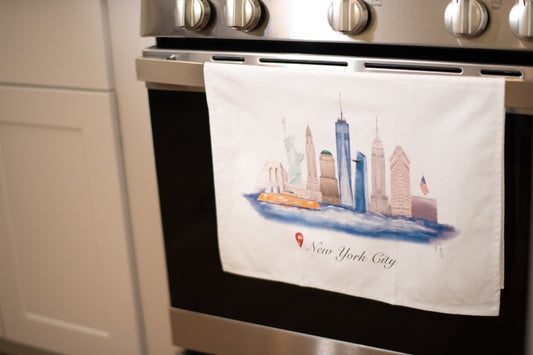 NYC Skyline - Tea Towel