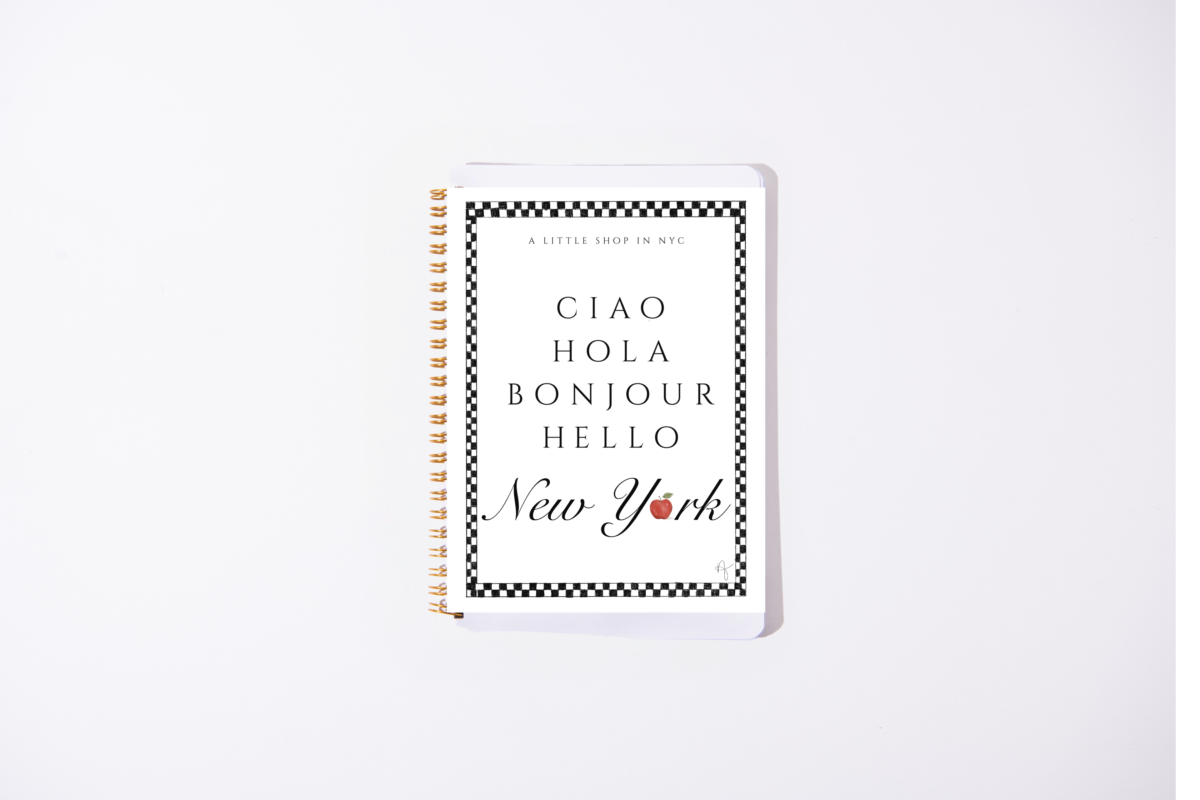 Hello New York Spiral Notebook