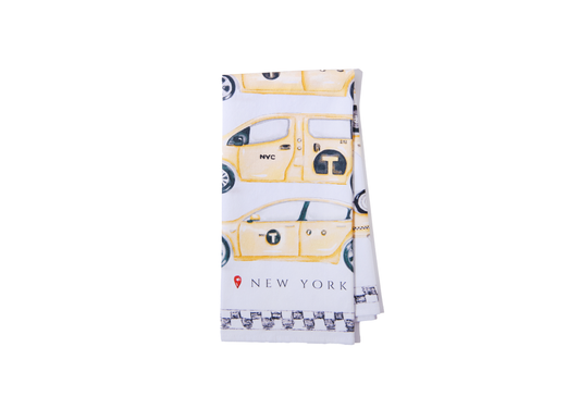 The New York Taxi Tea Towel