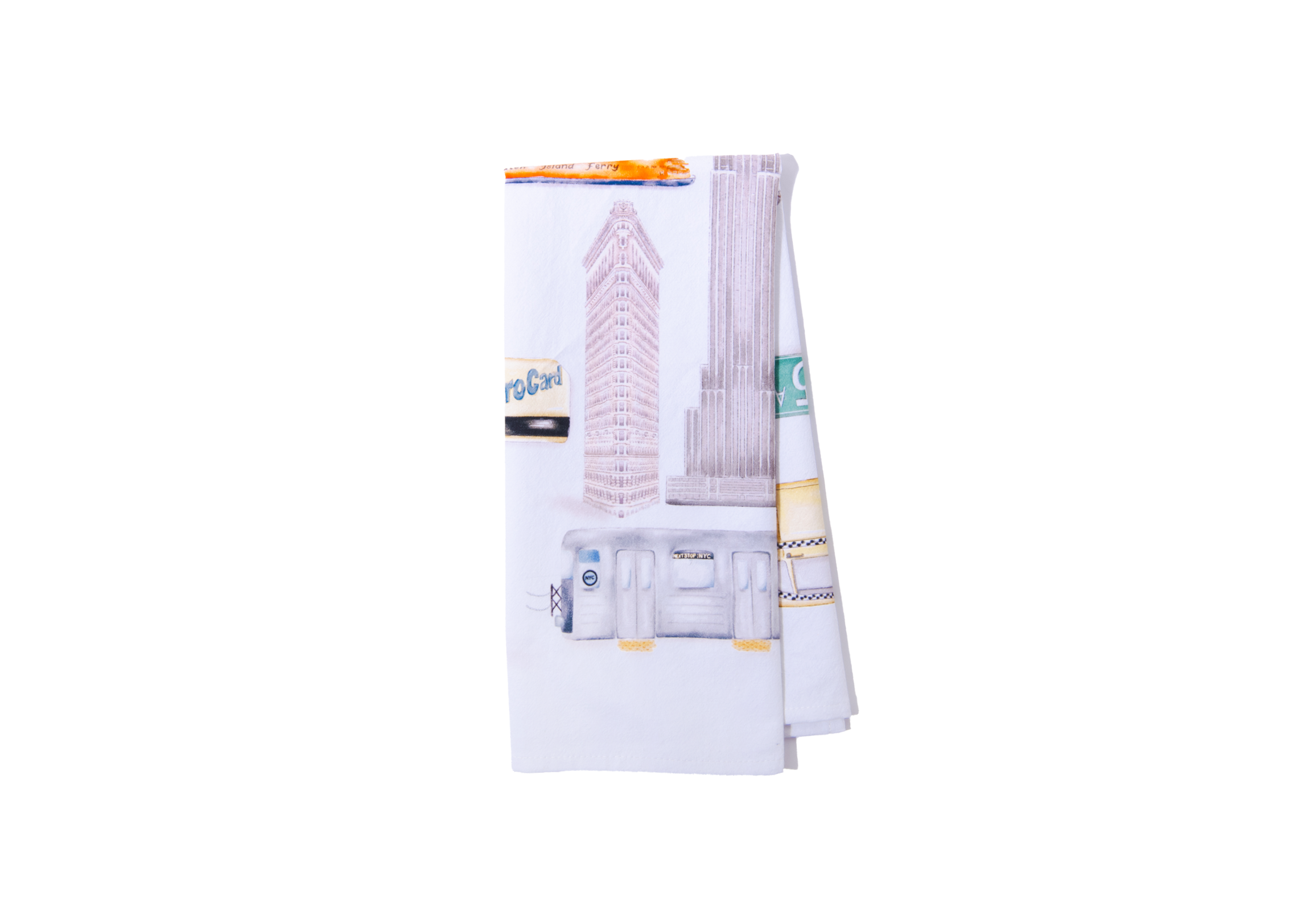 Icons of New York Tea Towel