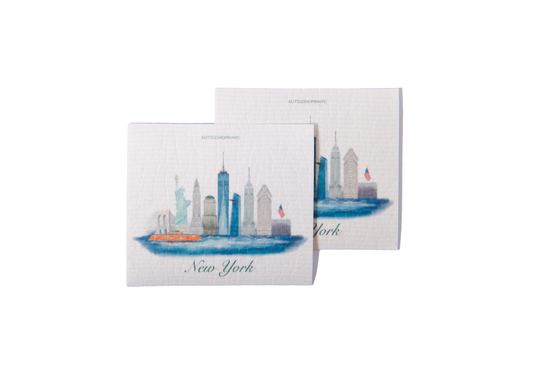 NYC Skyline 2 Pack Dishcloth