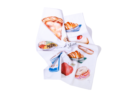 New York Foods Tea Towel