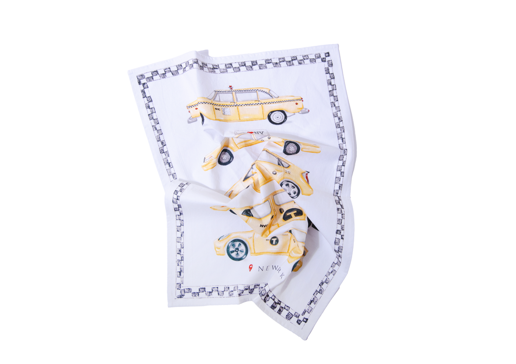 The New York Taxi Tea Towel