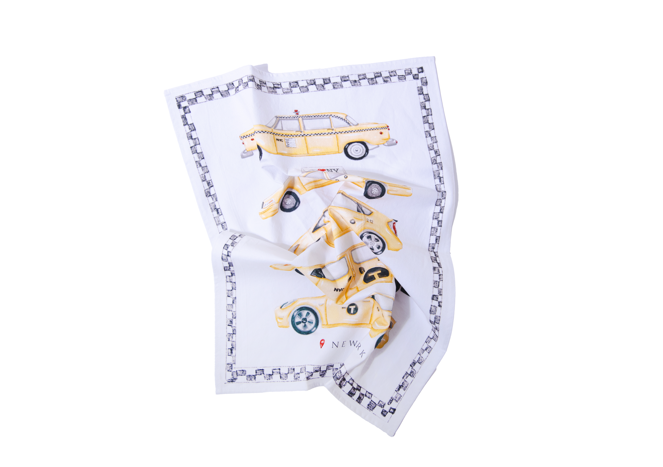 The New York Taxi Tea Towel