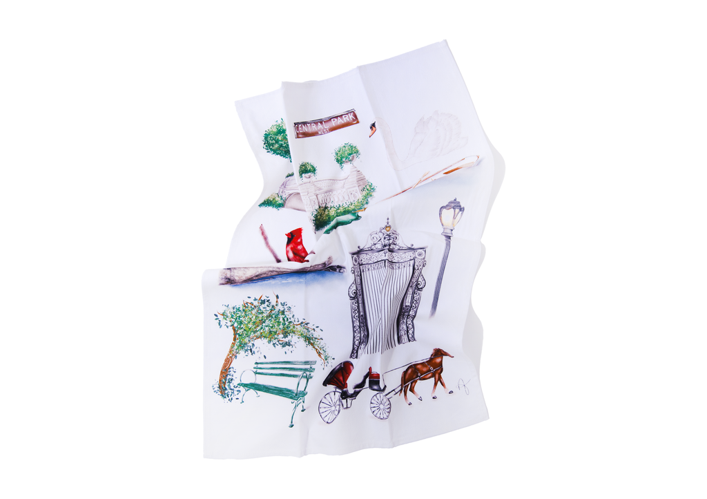 Central Park Tea Towel