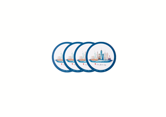 New York Skyline Coaster Pack