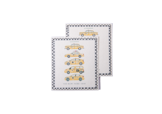 The New York Taxi 2 Pack Dishcloth