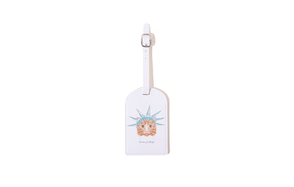 Cat-tue of liberty Luggage tag