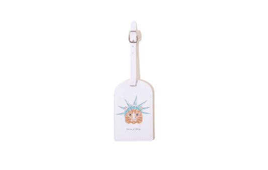 Cat-tue of liberty Luggage tag