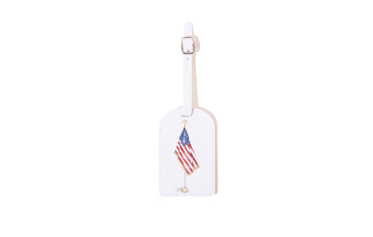 American Flag Luggage tag