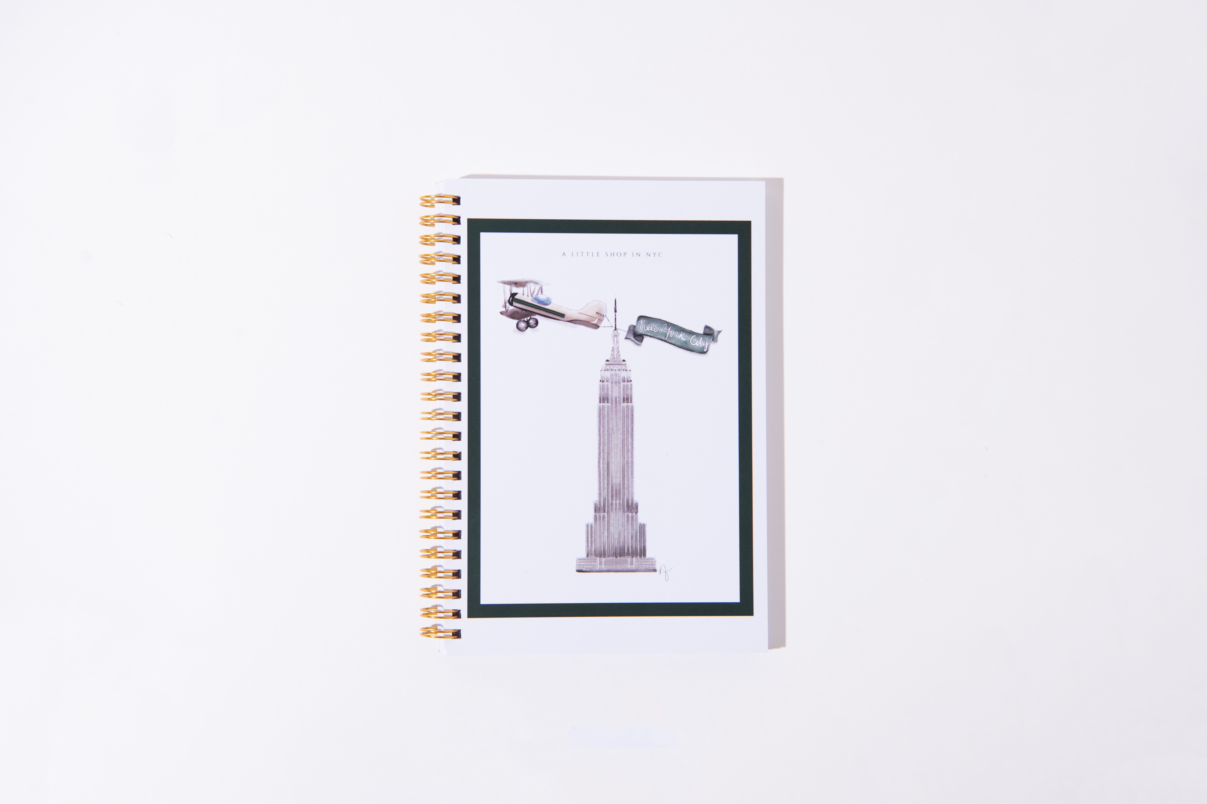Fly Me To New York Spiral Notebook