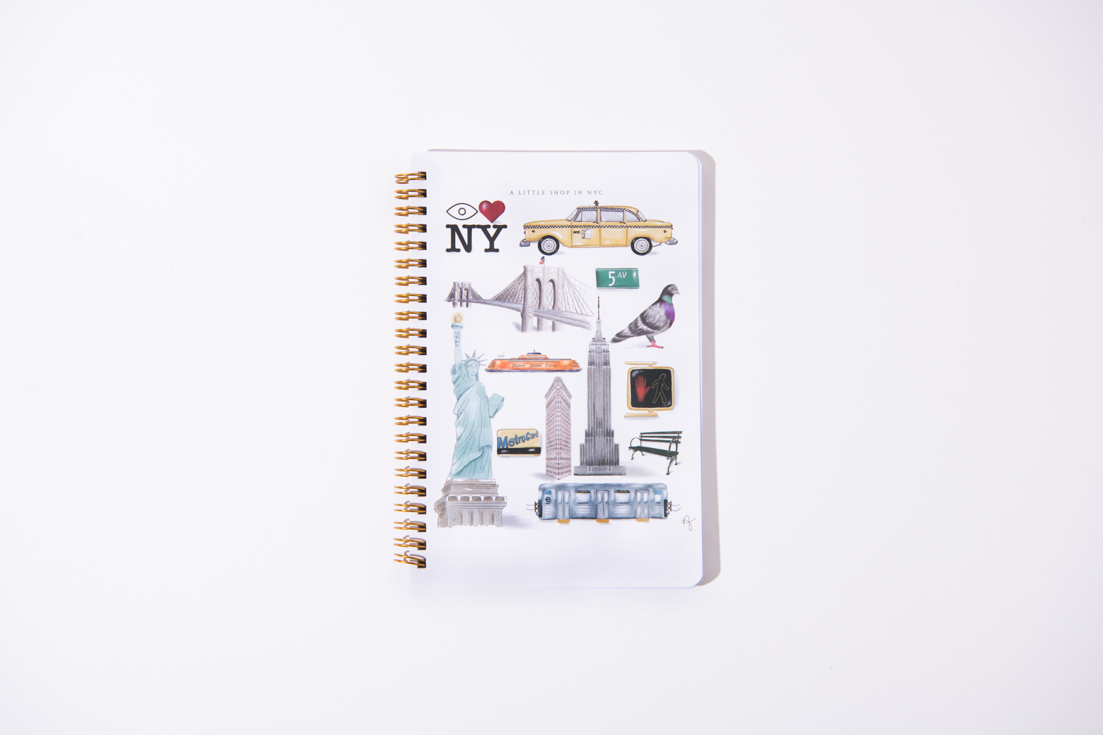 Icons of New York Spiral Notebook
