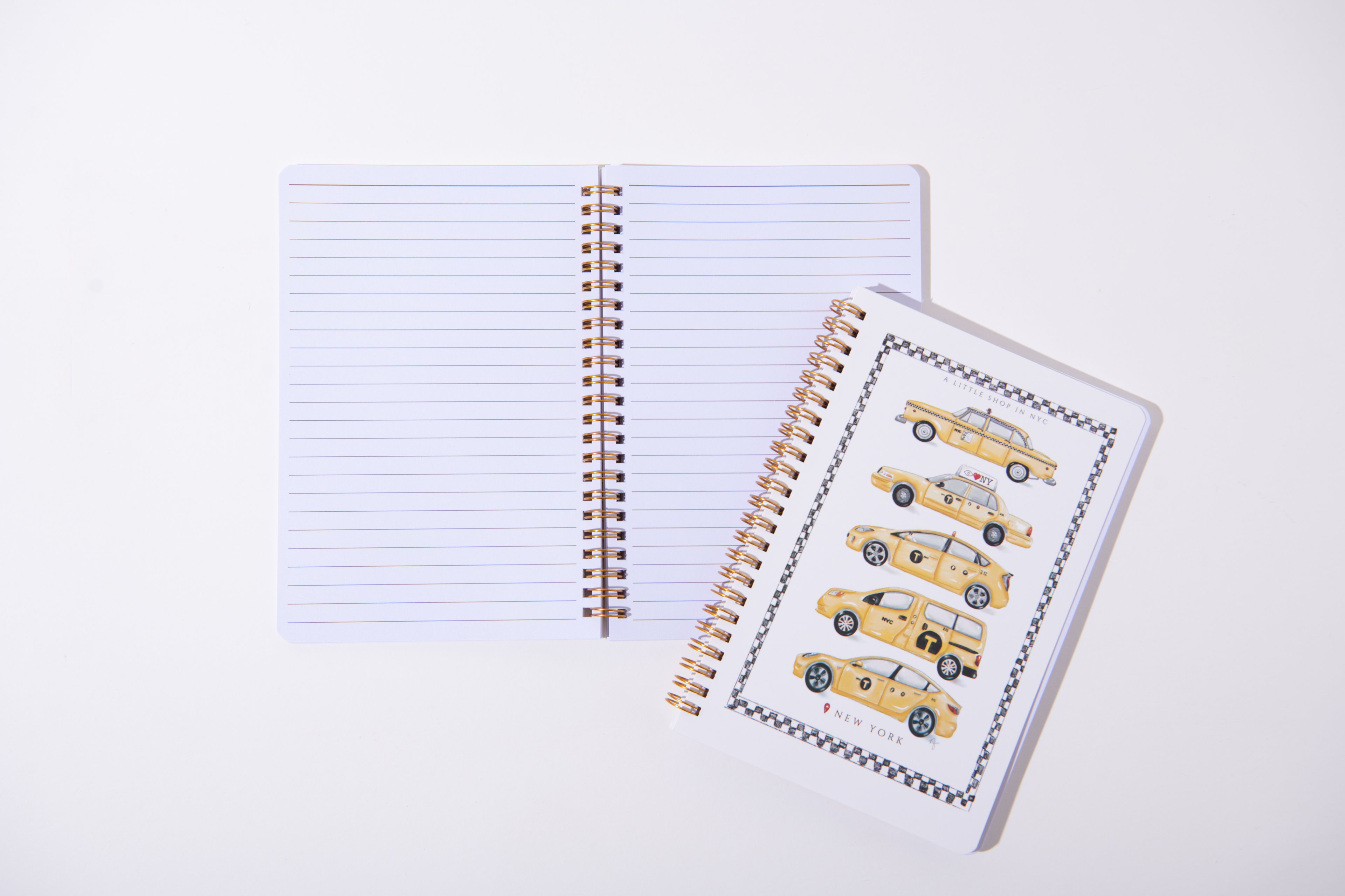 The New York Taxi Spiral Notebook