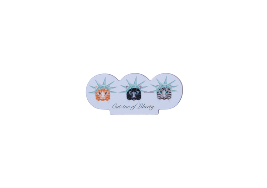 Cat-Tue of Liberty Magnet