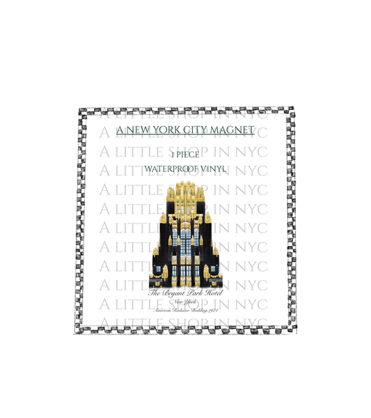 Bryant Park Hotel Magnet