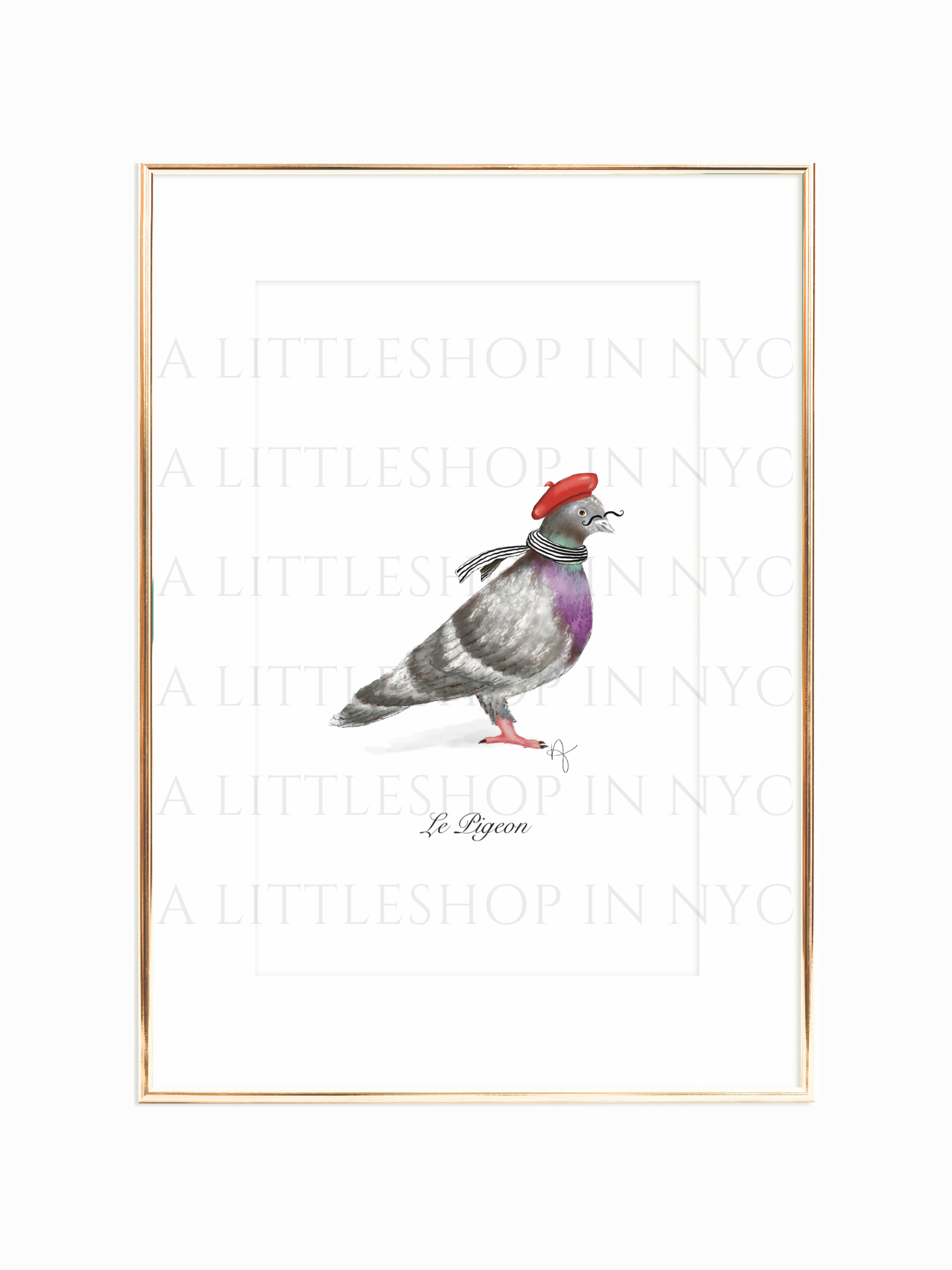 Le Pigeon Print
