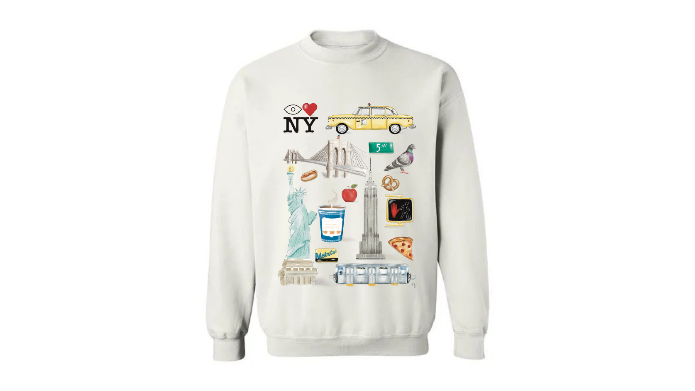 Icons of New York Crew Sweatshirt