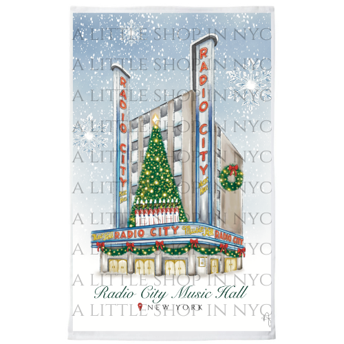 Radio City Tea Towel